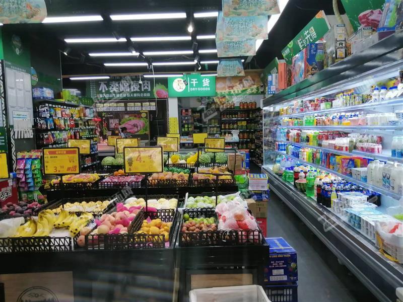 靑山湖大道市政广场附近纯一楼生鲜超市转让，生意很好，门头大气